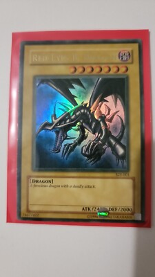 YuGiOh 2003 Starter Deck Joey Red-Eyes B. Dragon SDJ-001 -image