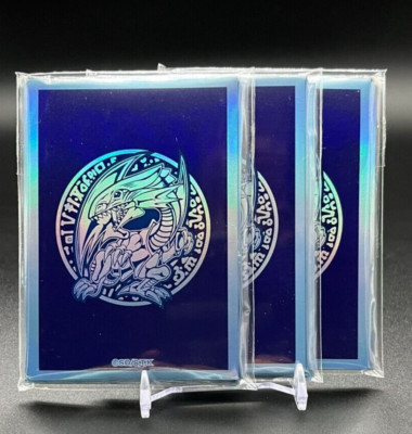 BLUE-EYES WHITE DRAGON Sleeves(15pcs) set of 3 yugioh Protector GET Event Rally-image