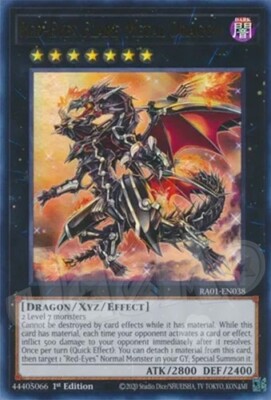 Yugioh Red-Eyes Flare Metal Dragon - 1st Edition Ultra Rare NM - Free Holo Card-image