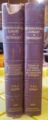 VTG International Library Of Technology Set Of 2 HC Books 11 B, 12 B-image