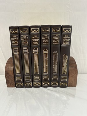 The Decline And Fall Of The Roman Empire, Easton Press Leather 6 Vol. Set Gibbon-image