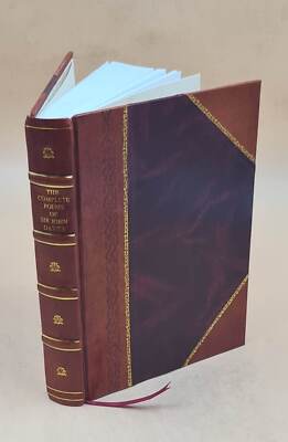 The Complete Poems Of Sir John Davies. Ed., With Memorial-Introd [Leather Bound]-image