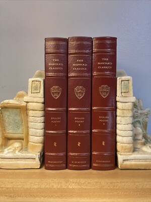 Easton Press Harvard Classics 3 BOOK SET English Poetry 1, 2, 3-image