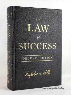 THE LAW OF SUCCESS Deluxe Edition Napoleon Hill Leather Bound Collectible NEW-image