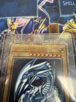 YUGIOH BLUE-EYES WHITE DRAGON MP24-EN001 QUARTER CENTURY SECRET RARE MISPRINT-image