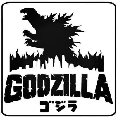 Godzilla Decal Sticker Window VINYL DECAL STICKER Car Laptop-image