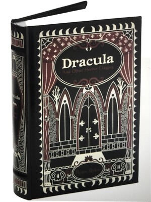 ❤️DRACULA & Other Horror Classics by Bram Stoker Deluxe Leather Bound NEW-image