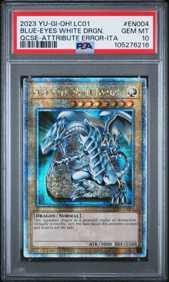 2023 YU-GI-OH! LC01-LEGEND COLL: 25TH ANV ED BLUE-EYES WHITE DRAGON PSA 10-image