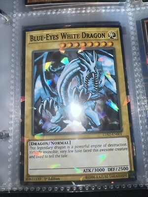 Yu-Gi-Oh! TCG Blue-Eyes White Dragon (SDK art) Legendary Decks II LDK2-ENK01 1st-image