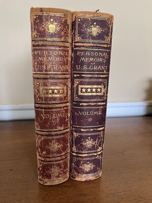 PERSONAL MEMOIRS of ULYSSES GRANT 1st Edition CIVIL WAR History 2V Set 1885-image