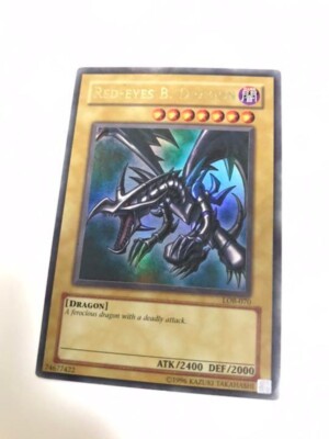 YuGiOh Red Eyes B. Dragon LOB-070 1st Edition Ultra Rare KONAMI-image