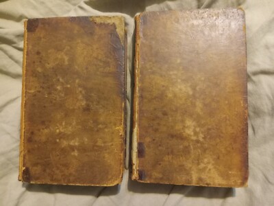 The Poems Of Allan Ramsay 1800 2 Vol Set Leatherbound -image