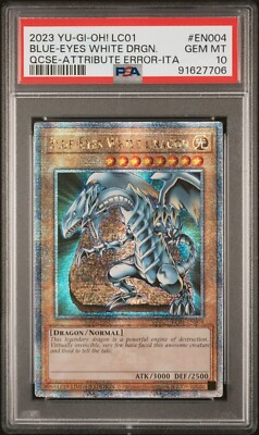 PSA 10 | Blue-Eyes White Dragon | 25th anniversary QCR-image
