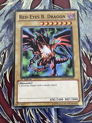 Red-Eyes B. Dragon - SDDC-EN005 - Common - 1st Edition - YuGiOh VLP-image