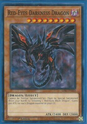 Yugioh - Red-Eyes Darkness Dragon - 1st Edition Card-image