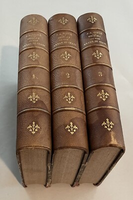 1854-5 History of the Dominion of the Arabs in Spain J A Conde 3 Volumes Foster-image
