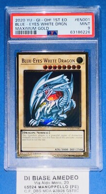 2020 PSA 9 RED-EYES BLACK DRAGON MAGO-EN003 MAXIMUM GOLD ENGLISH-image