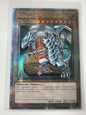 Yugioh Blue-Eyes White Dragon LC01-EN004 Quarter Century Secret Limited Ed NM-image