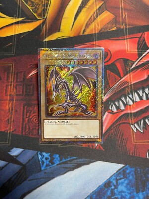 Yu-Gi-Oh! Red-Eyes Black Dragon (7th Art) RA04-EN109 ** Platinum Secret Rare **-image