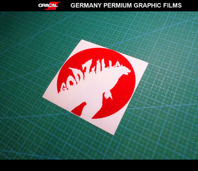 GODZILLA JAPANESE MONSTER JDM DRIFT SKYLINE SILVIA STI Car Decal Vinyl Sticker -image