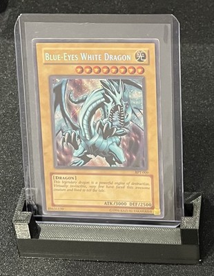 Blue-Eyes White Dragon BPT-009 Secret Rare Unlimited Holo Foil Promo Yu-Gi-Oh MP-image