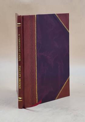 A Christmas carol, 1890 by Brooks, Phillips, [Leather Bound]-image