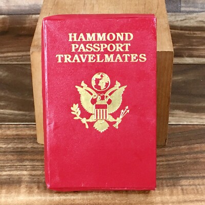 Hammond Passport Travelmates VTG 3 Volume Set U.S. Atlas Diary & World Atlas-image
