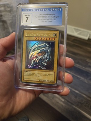 Blue-Eyes White Dragon SDK-001 CGC 7 Near MINT-image