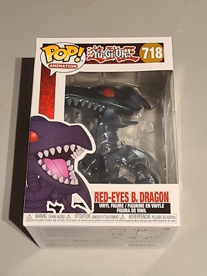 Funko Pop! Animation Yu-Gi-Oh! Red-Eyes B. Dragon #718-image