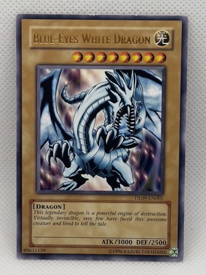 Yugioh Blue-Eyes White Dragon (Bronze) Duelist League Promo Rare DL09-EN001 LP-image