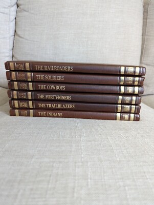The Old West Set Of 6 TIME-LIFE Series Books | Cowboys, Soldiers, Railroaders-image