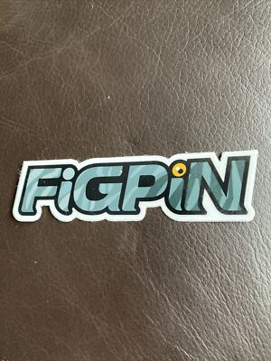 Green and Silver ECCC 2020 Godzilla Figpin Logo Sticker -image