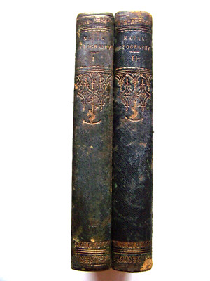 1800 & 1805 U.K. Set NAVAL BIOGRAPHY: HISTORY & CHARACTERS OF THE BRITISH NAVY-image