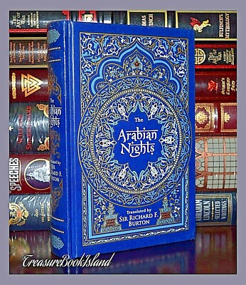 Arabian Nights by R. Burton Illustrated New Sealed Leather Bound Collectible -image