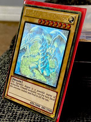 Yu-Gi-Oh! TCG Blue-Eyes White Dragon Ghost Rare Limited Edition GLD5-EN001-image
