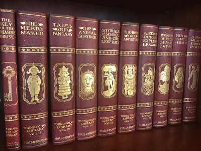 Young Folks Library 10 volume set-image