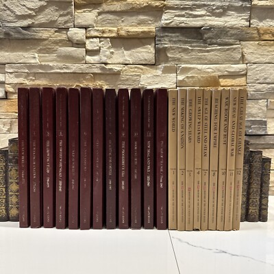 12 Softcover Volume Set TIME - LIFE History of the United States + 9 Hardcovers-image