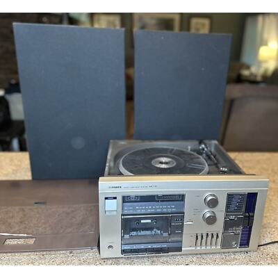 Vintage RARE FISHER MC 710 STEREO AUDIO COMPONENT SYSTEM Cassette Radio LP-image