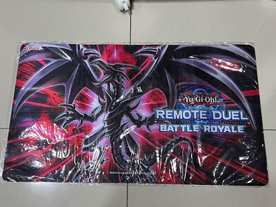 Yugioh Official Playmat Red-Eyes Black Dragon Battle Royale Remote Duel Sealed-image