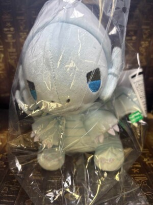 Yu-Gi-Oh! Mochidoru Platinum Blue-Eyes White Dragon Plush Toy  25cm NEW Japan-image
