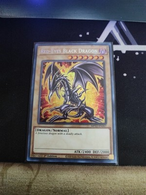 *** RED-EYES BLACK DRAGON *** PRISMATIC SECRET RARE MP22-EN267 (MINT) YUGIOH!-image