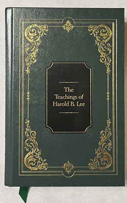Teachings Of The Latter-Day Prophets: Harold B. Lee Vol 11 Leather HC 1st Print-image