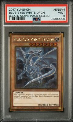 2017 #ENGV4 BLUE-EYES WHITE DRAGON PSA 9-image