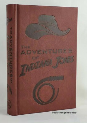 THE ADVENTURES OF INDIANA JONES 3 Novels Deluxe Collectible Leather Bound NEW-image