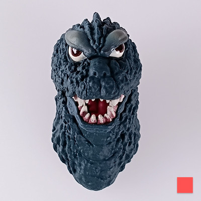 Godzilla 1964Ver. Godzilla 70th Anniversary Monster Head Figure Magnet (Japan)-image