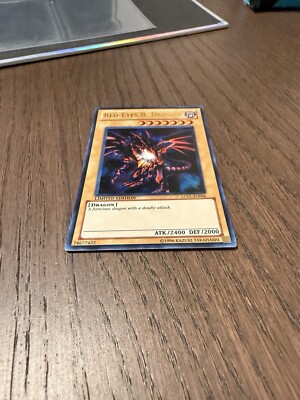 Limited Edition Foil Red Eyes Black Dragon-image