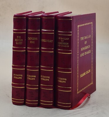 Hunger Games 4-Book Hardcover Box Set (The Hunger Games [Premium Leather Bound]-image