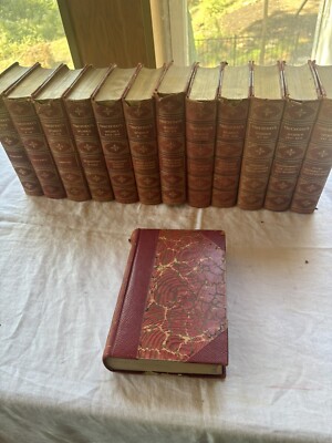 the works of william makepeace thackeray 13 Volume Complete Set-image