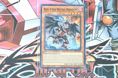 YuGiOh Red-Eyes Retro Dragon LDS1-EN009 1st Edition Common-image