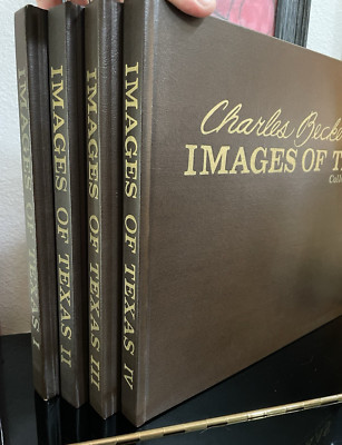 Charles Beckendorf Images of Texas SIGNED/NUM'D Collector's Ed FULL SET Vol I-IV-image